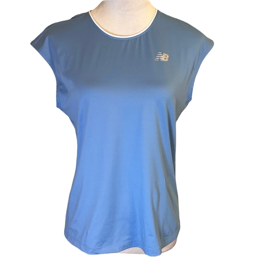 New Balance Women's Sky Blue Short Sleeve Tee